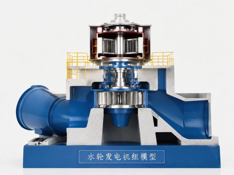 长治水轮发电机组剖视模型